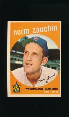 1959 Topps #311 Norm Zauchin * First Base * Washington Senators * EX-MT *