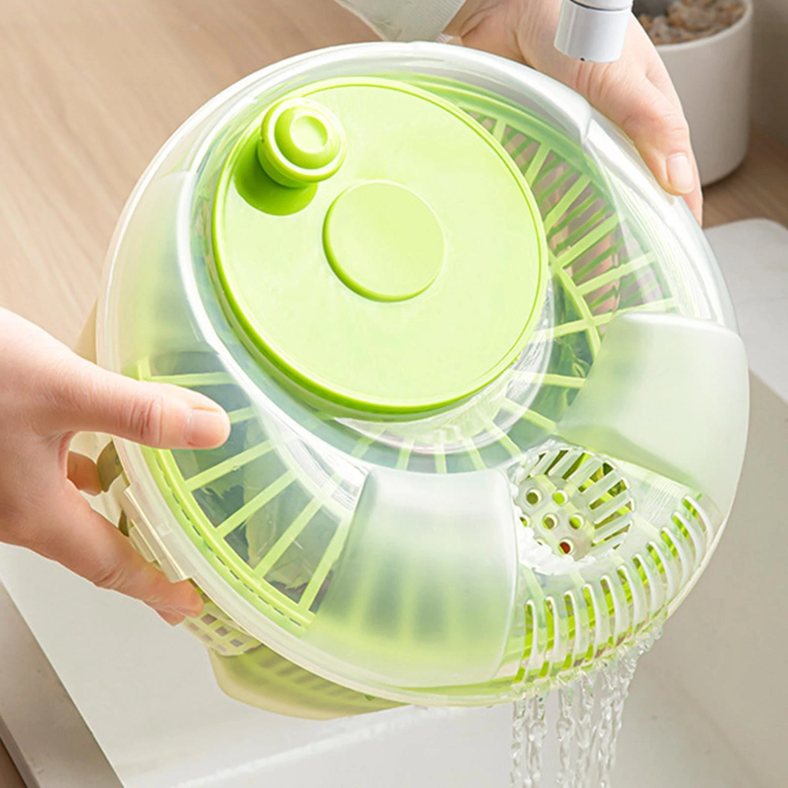 Salad Spinner Berry Basket Spinning Container Kitchen Herb
Opens in a new window or tab