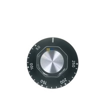 Knebel Drehknopf 50Mm Schwarz 50-250° Universell Backofen Ofen Ego 00.00524.820
