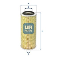 UFI Luftfilter 27.828.00 Passend FüR Fiat Passend FüR Iveco