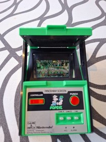 Original Nintendo Game & Watch Popeye (PG-92) Panorama Screen from 1983
