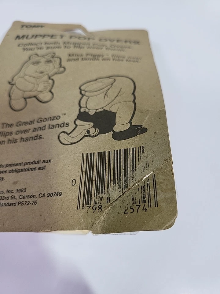 Miss Piggy 空手道冠军 Pop Overs Tomy 1983(阅读说明) — 第 3/4 张图片