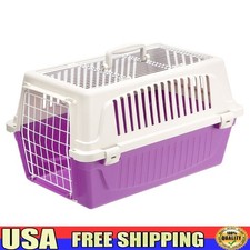 Atlas Two Door Top Load Plastic Pet Carrier Hard Sided Travel Dog Cat Carrier US