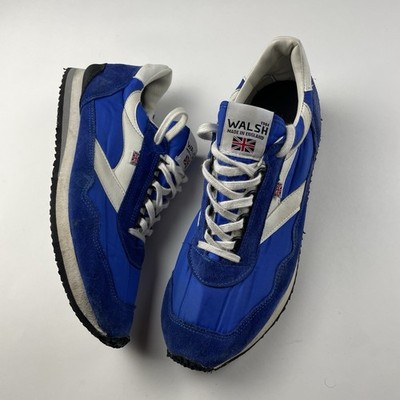 Norman Walsh Sneakers Handmade in England Mens 8.5 US 8UK Blue Suede Shoes
