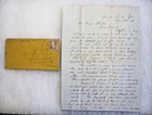 1863 Letter to a Friend in Tabor Ohio from 2nd Lt. J. Collins, 30th Ohio Vols