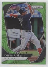 2020 Panini Prizm Tier III Lime Green Prizm 116/125 Jose Ramirez #218 fm0