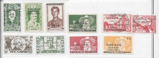 10 Vietnam Stamps from Quality Old Antique Album