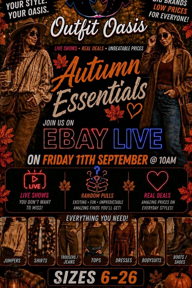 Autumn Essentials New With & Without Tags