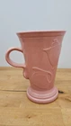 Fiesta Rose Pedestal Mug by Homer Laughlin for Coffee, Latte or Cappuccino