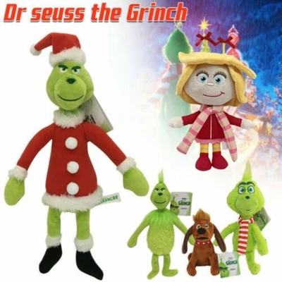 MARKENLOS Weihnachten Grinch Plüschtiere Weich Stofftier Puppen Kinder Geschenke Cindy Who