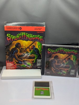 Splatterhouse - Turbo Grafx 16 - CIB with cardboard box and manual