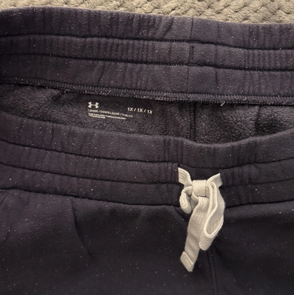 Under Armour Women’s 1x Fleece Joggers with Drawstring Waist - Image 3 of 4