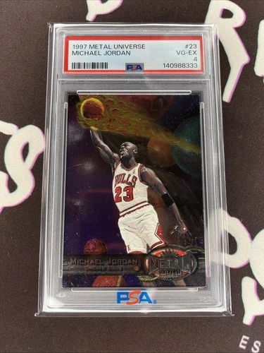 1997 Fleer Jordan PSA 4