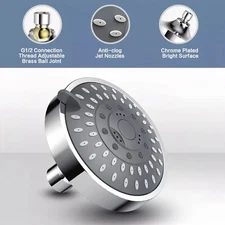 FEELSO Professional High Pressure Shower head 5 Settings Adjustable Showerhead