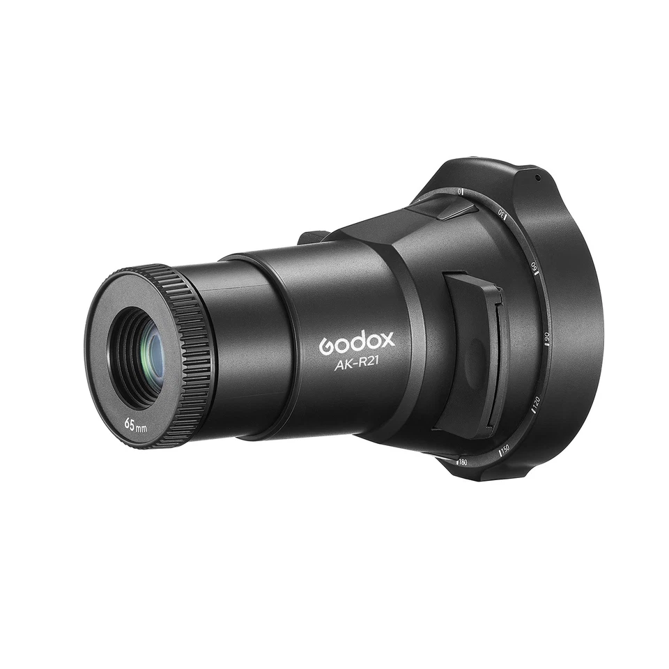 Godox AK-R21 Camera Flash Projector Set With 65mm Lens For AD200 Pro1 - Image 2 of 4