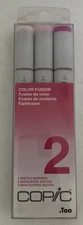 Copic Sketch 3 Piece Set - Colour Fusion 2 New Unused