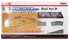 Rokuhan Z gauge R063 Rail Set D single wire crossing sets
