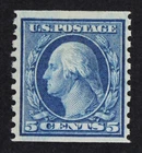 CKStamps: US Stamps Collection Scott#458 5c Washington Mint LH OG 24 1/2mm