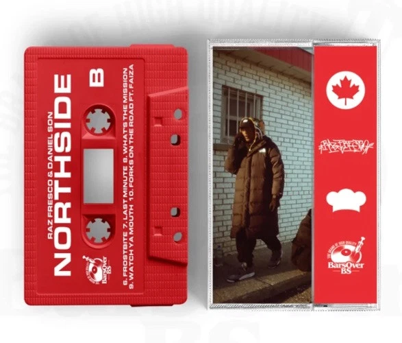 RAZ FRESCO & DANIEL SON Northside /20 Promo Red Cassette Tape SEALED! BarsOverBS - Image 2 of 4