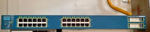 Cisco WS-C3550-24PWR-SMI Catalyst 24 Port Switch, Power On, Parts or Repair - 第 6/13 張圖片