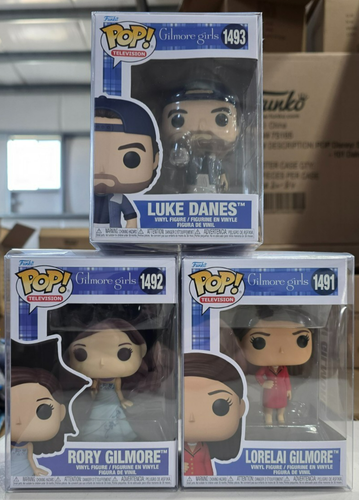 Funko Pop! Gilmore Girls 25 Aniversario Rory Lorelai Luke Juego de 3 con Protector - Imagen 1 de 2