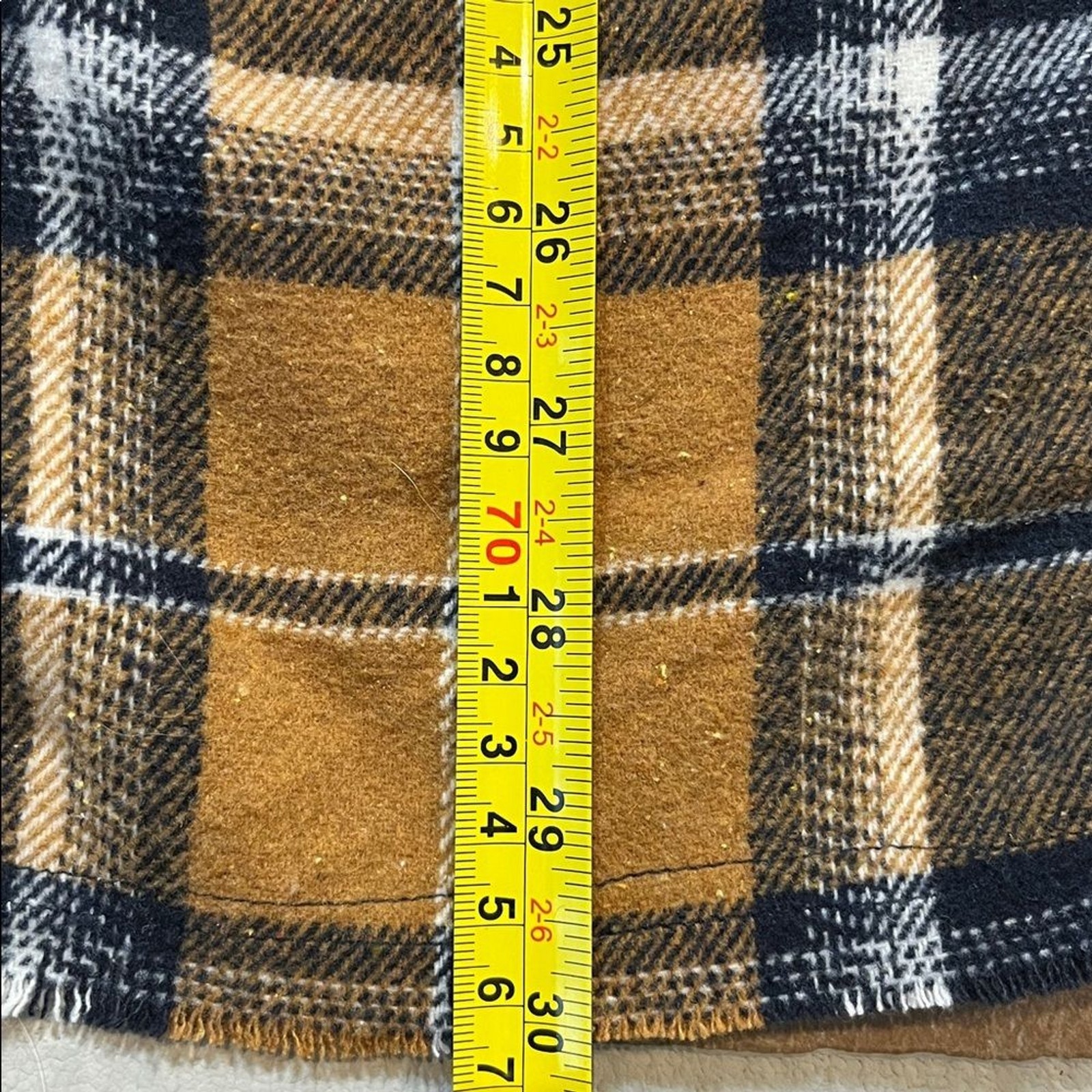 POL Women’s Large Shacket Plaid Patchwork Shirt F… - image 11