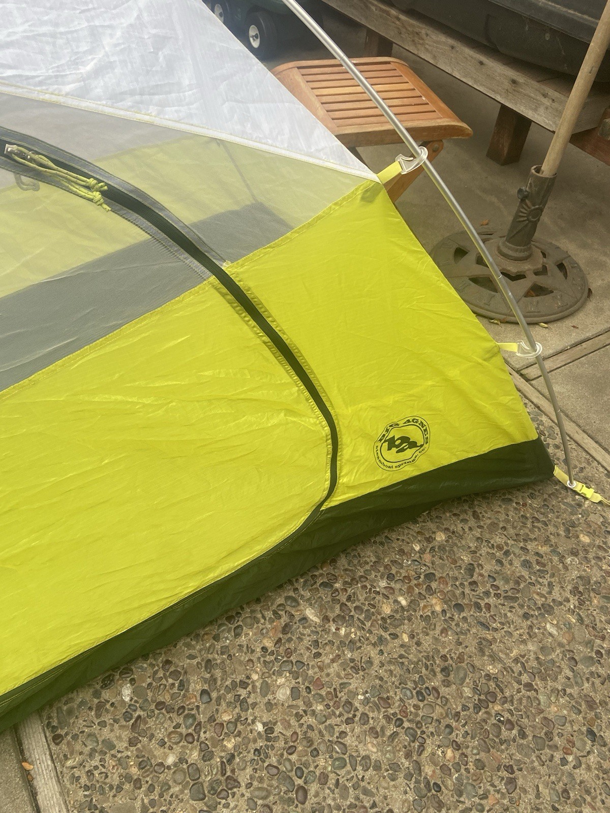 Big Agnes Tumble 1 MTNGLO Light Technology 1 Person 3-Season Backpacking Tent