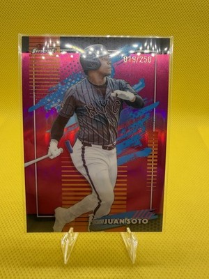 2026 Topps Finest Juan Soto Uncommon /250 #119 Pink Refractor Mets 019/250