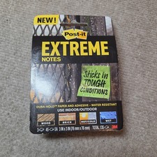 3M Post-it Extreme Notes 3x3 3 Pack 135 Sheet...