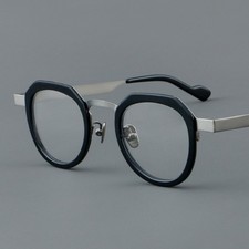 Acetate Titanium Eyeglass frame Full Rim Women Men Eyewear Glasses 45 25-150mm