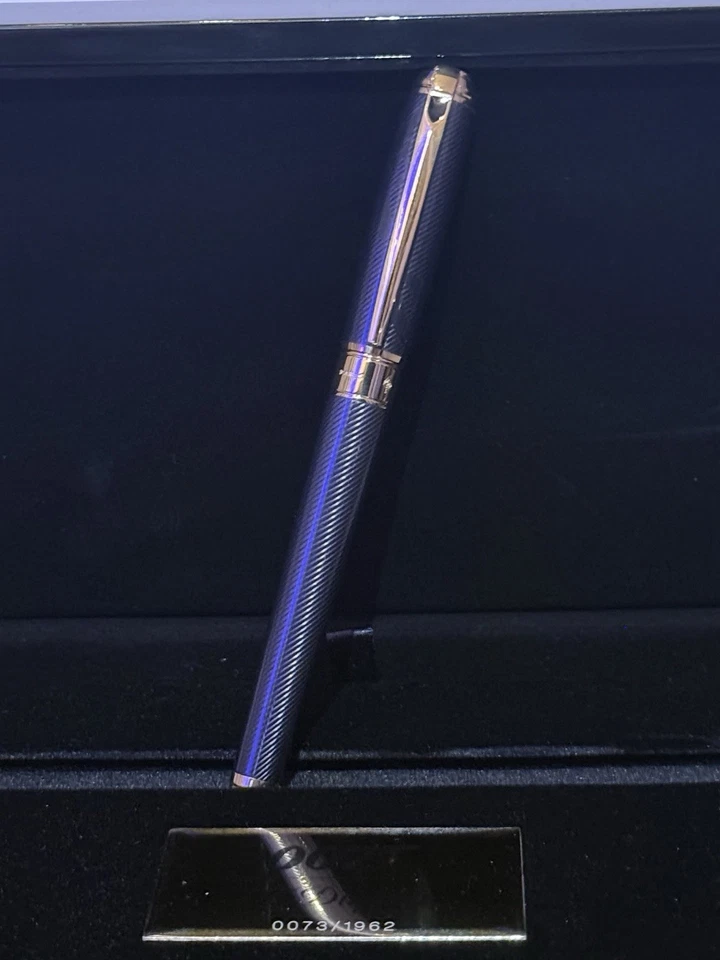 S.T. Bolígrafo Dupont James Bond 007 negro y dorado, 412048, nuevo en caja #0073 Foto 2 de 4