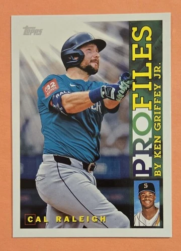 Cal Raleigh 2026 Topps Ken Griffey Jr Profiles Card #TP-24