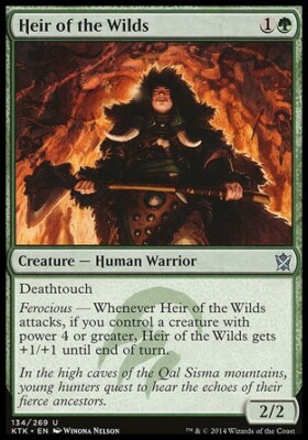 Magic the Gathering MTG Heir of the Wilds (134) Khans of Tarkir   LP