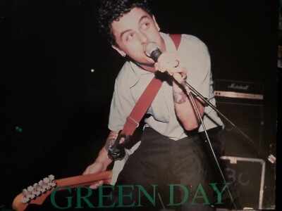 Rare Green Day Billie Joe Armstrong 1994 Dookie Tour Wood 8.5 X 12