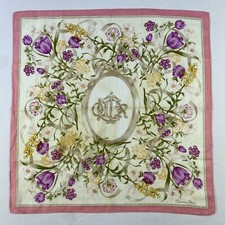 Vintage Christian Dior Handkerchief Neckerchief Bandana Pocket Square