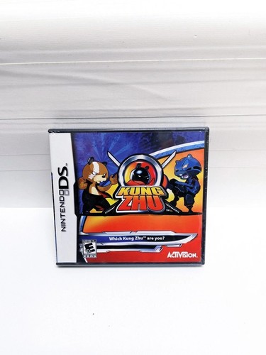 Kung Zhu (Nintendo DS, 3DS, 2010) Zhuzhu Pets Animated Game RARE NEW SEALED