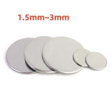 Stainless Steel Blank Grade 304 Laser Cut Round Sheet Plate Disc 1mm 1.5mm 3mm