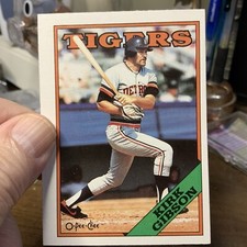 1988 O-Pee-Chee #201 Kirk Gibson   Baseball Detroit Tigers
