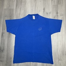 Vintage 80/90s Adidas Trefoil Embroidered Single Stitch T-Shirt L Made In USA