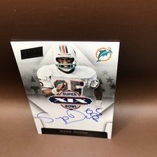 2015 Panini Mark Duper Super Bowl Signatures Autograph Auto #SBXIX-MD Dolphins