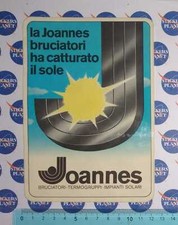 ADESIVO STICKER AUTOCOLLANT VINTAGE JOANNES BRUCIATORI ORIGINAL ANNI 80