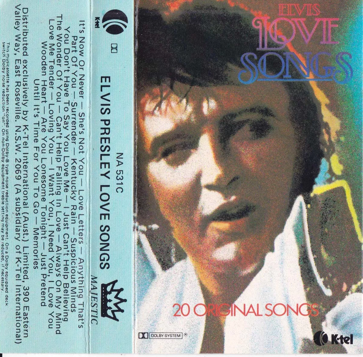 Elvis Love Songs (Stereo Cassette) by Elvis Presley