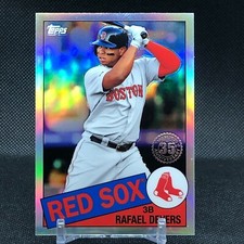 2020 TOPPS CHROME 1985 BASEBALL REFRACTORS #85TC-8 RAFAEL DEVERS - RED SOX