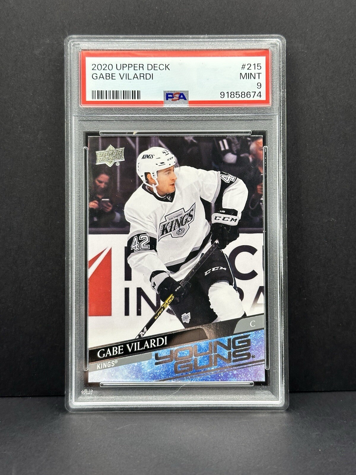 2020 Upper Deck GABE VILARDI Young Guns PSA 9 Rookie RC #215 LA Kings Wpg Jets