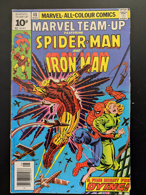 Marvel Team-Up #48, Marvel Comics, Spider-Man, 1st Wraith, 1976.