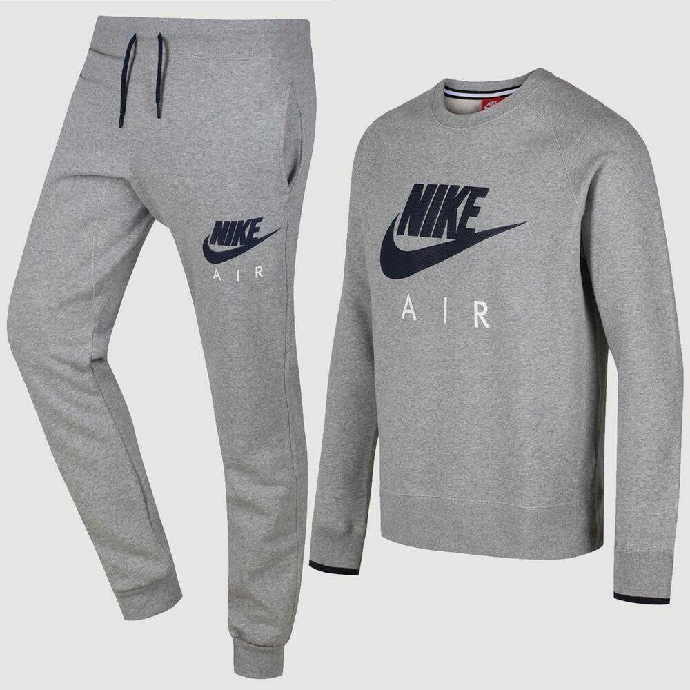 Nike Air Mens Crewneck Tracksuit Full Set AW77 Sweatshirt Nike Air Mens Crewneck Tracksuit Full Set AW77 Sweatshirt