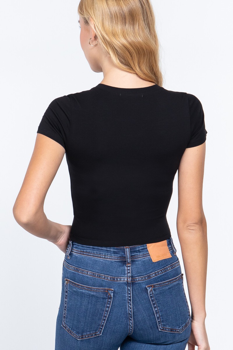 Tシャツ・カットソー 25SS   Women's Crop Short Sleeve T-Shirt $_12.JPG?set_id=880000500F