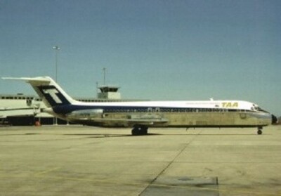 TAA Trans Australia Airlines DC-9-31 VH-TJM @ Melbourne 1979 - postcard