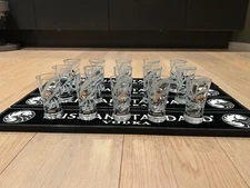 Russian Standard Vodka - 23 shot glasses and bar mats