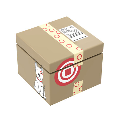 NEW - Tarjet Shipping Box -  Custom Printed 2 x 2 Brick - Mail Shopping City